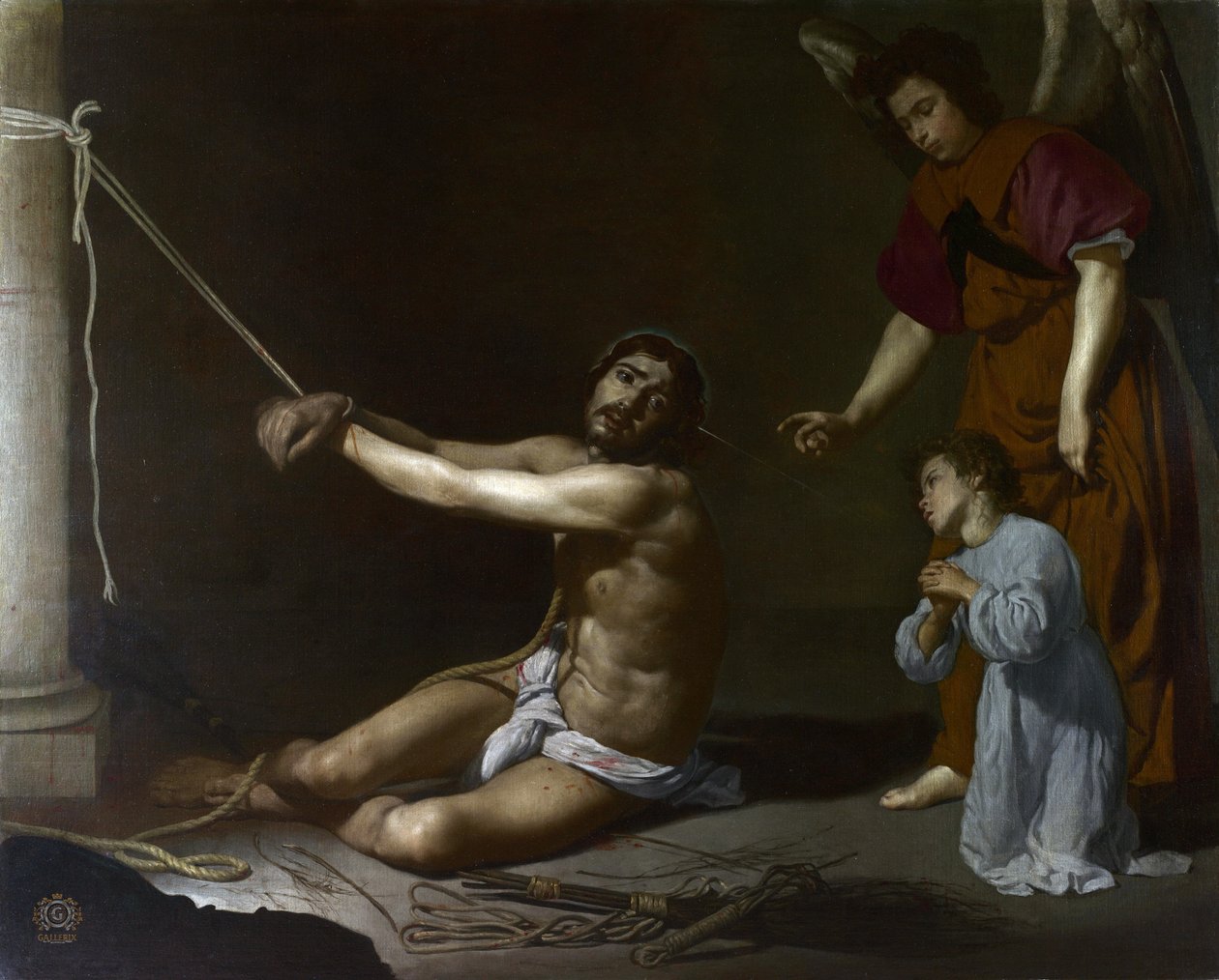 Krisztus megvilágította a keresztény lelket alkotó: Diego Velázquez