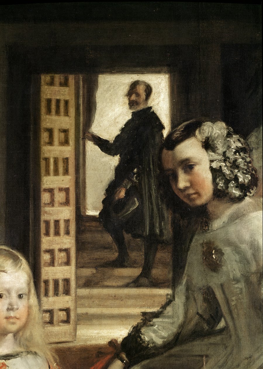 Részlet a Las Meninas vagy IV. Fülöp családja hátteréből, 1656 körül (405 részlet) alkotó: Diego Velázquez