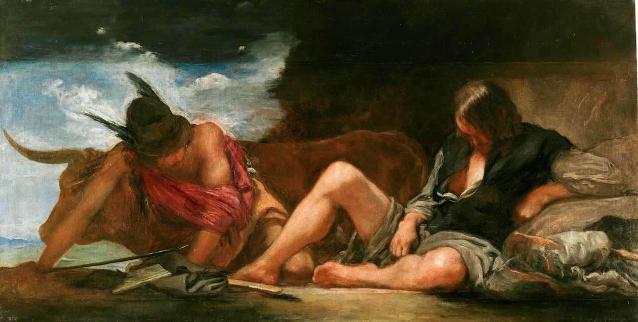 Merkúr és Argosz meséje alkotó: Diego Velázquez
