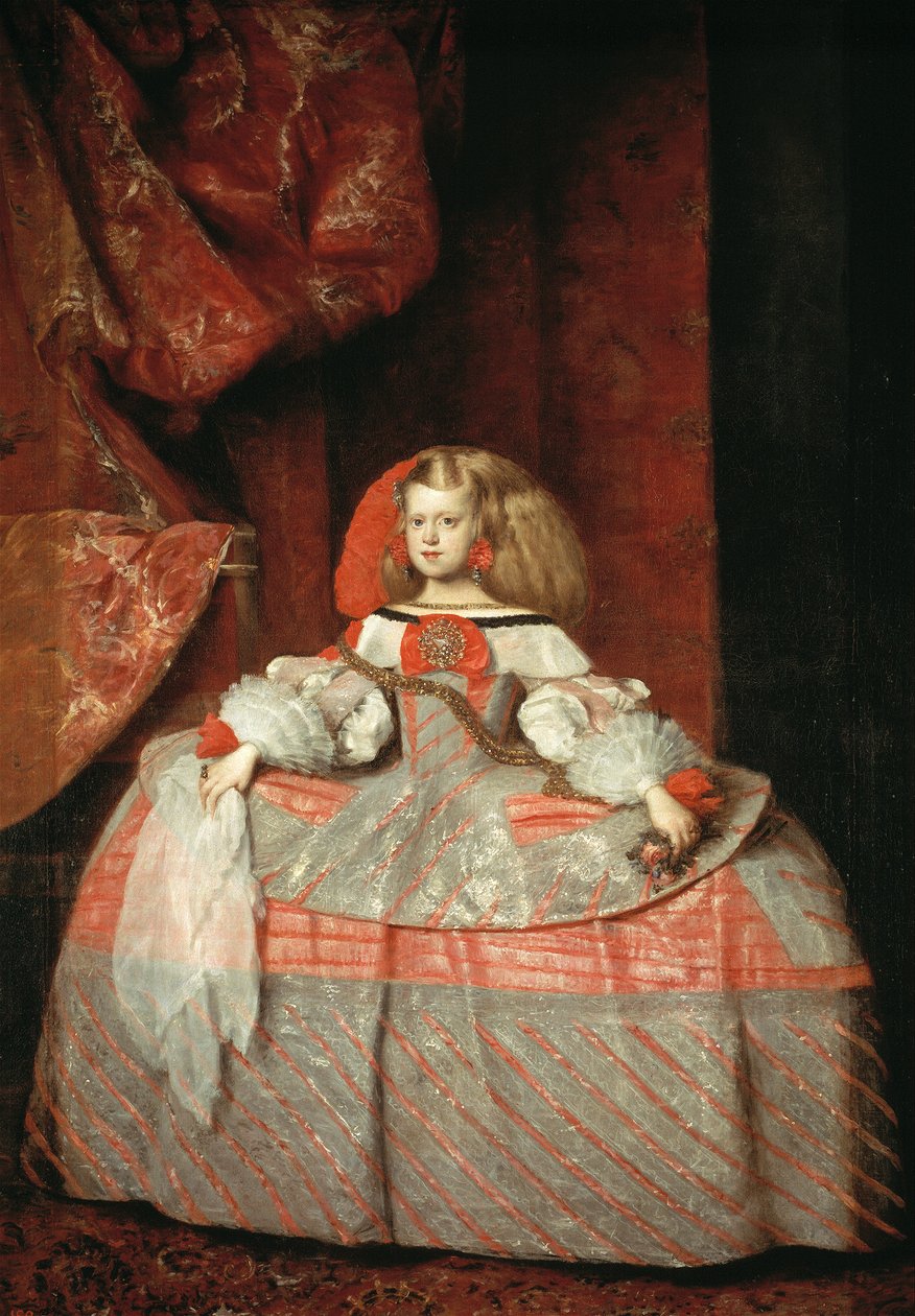 Infanta Margarita Teresa rózsaszín ruhában alkotó: Diego Velázquez