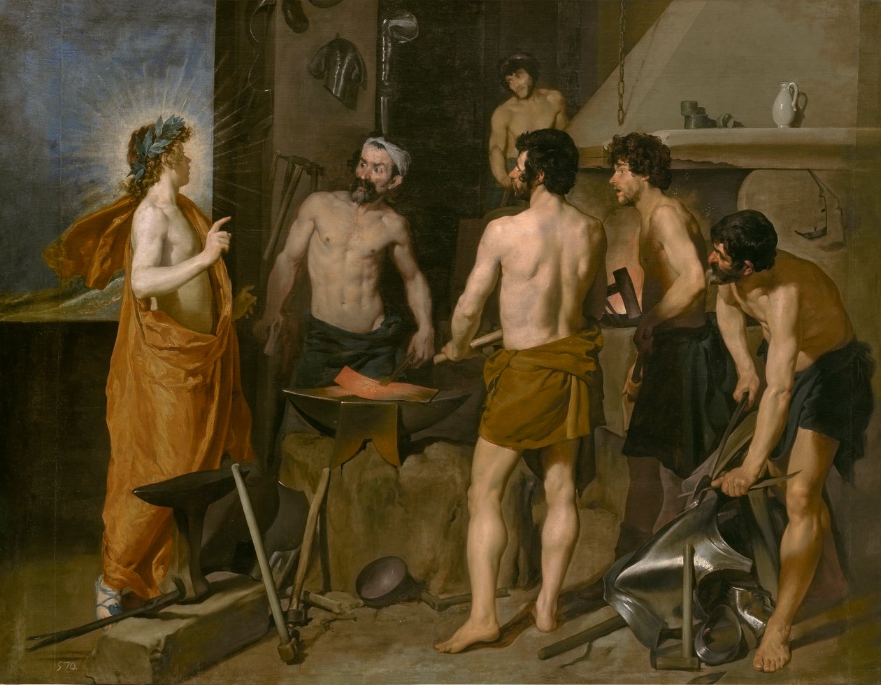 Vulkán kovács alkotó: Diego Velázquez