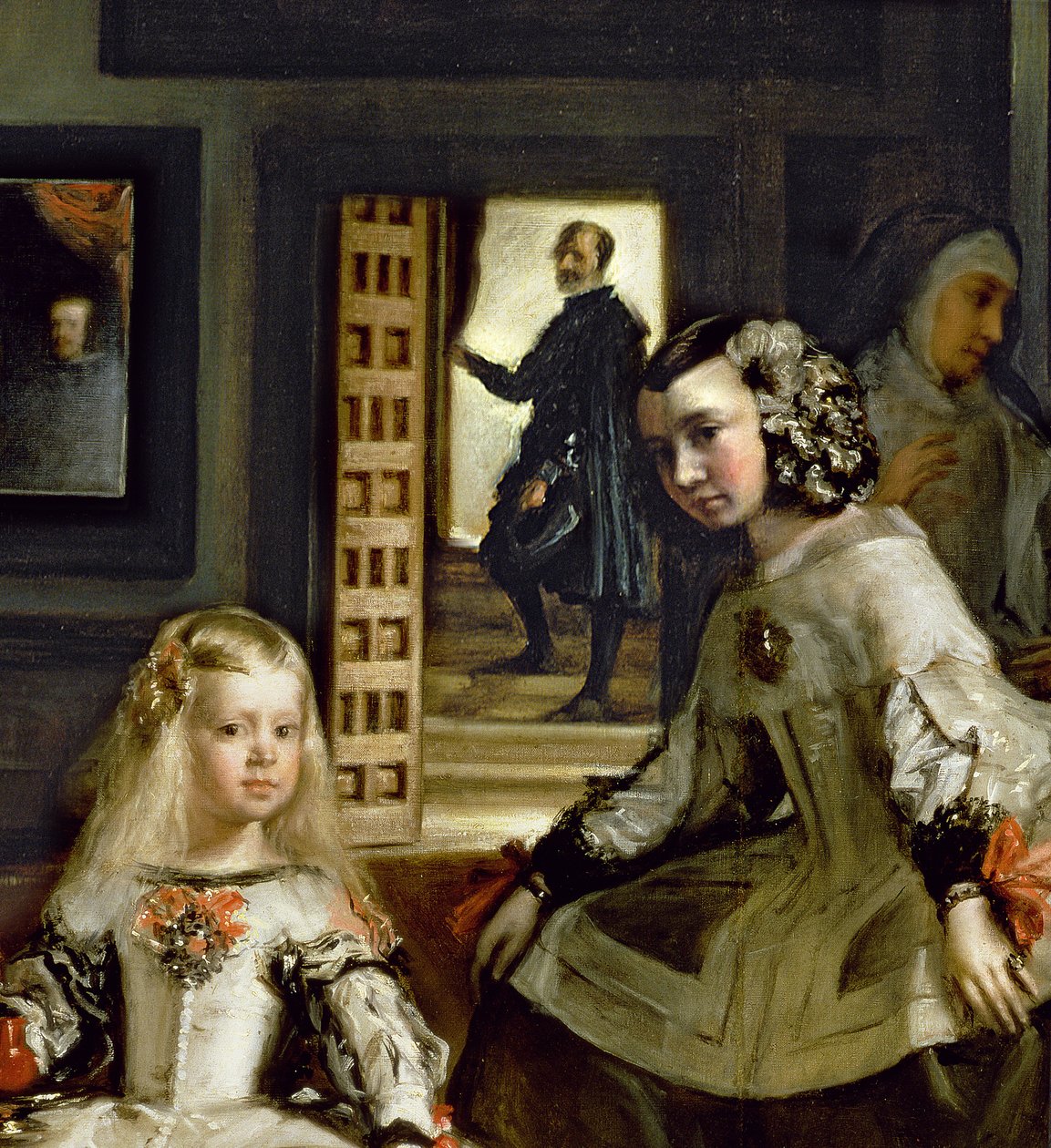 Las Meninas vagy IV. Fülöp családja, 1656 körül (a 405. részlete) alkotó: Diego Velázquez