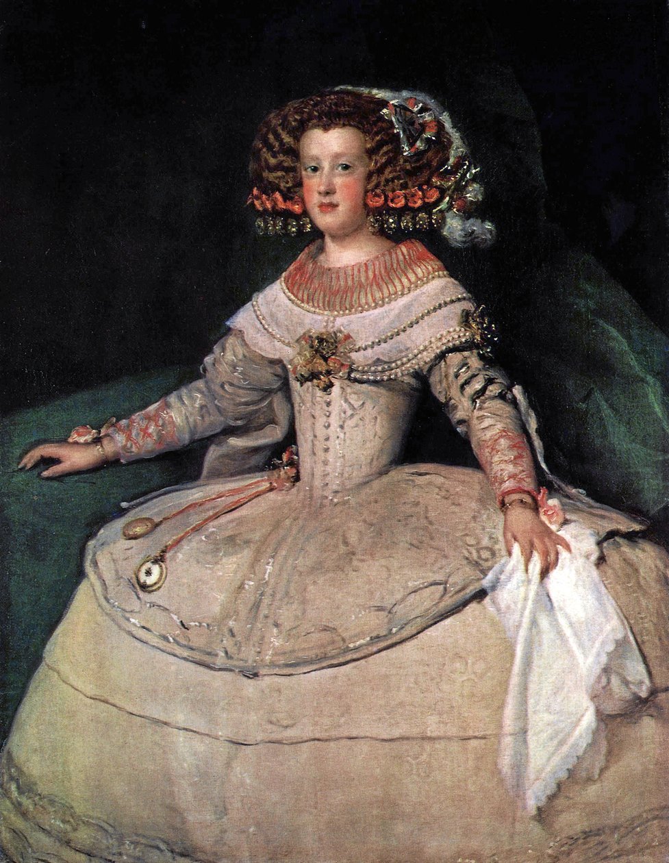 Infanta Maria Teresa arcképe 14 éves korában alkotó: Diego Velázquez