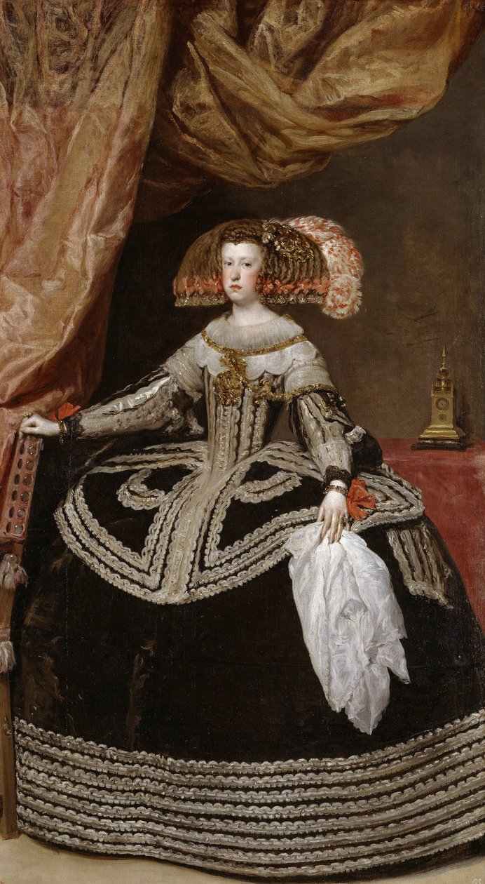 Mária Anna (1634-96) osztrák királynő, 1652 alkotó: Diego Velázquez