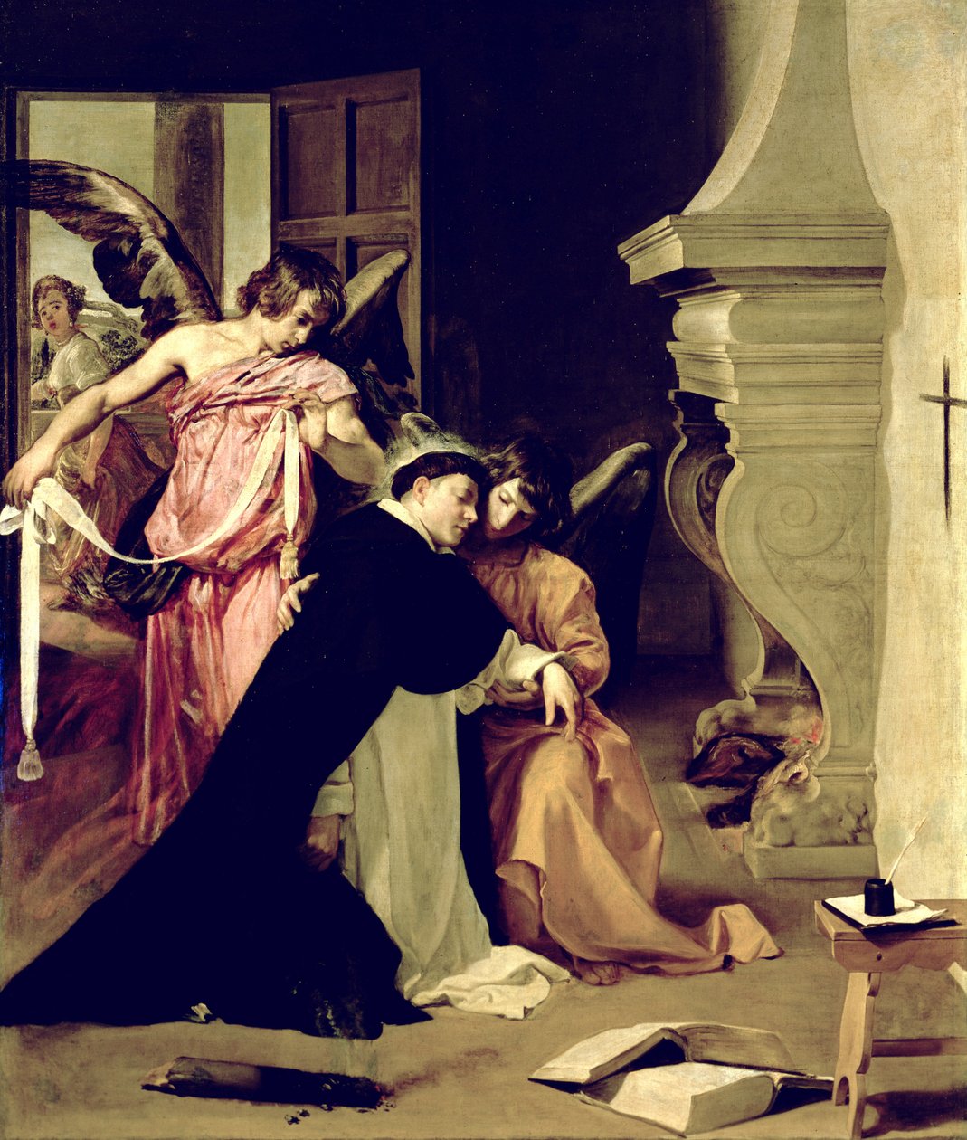 Aquinói Szent Tamás megkísértése alkotó: Diego Velázquez
