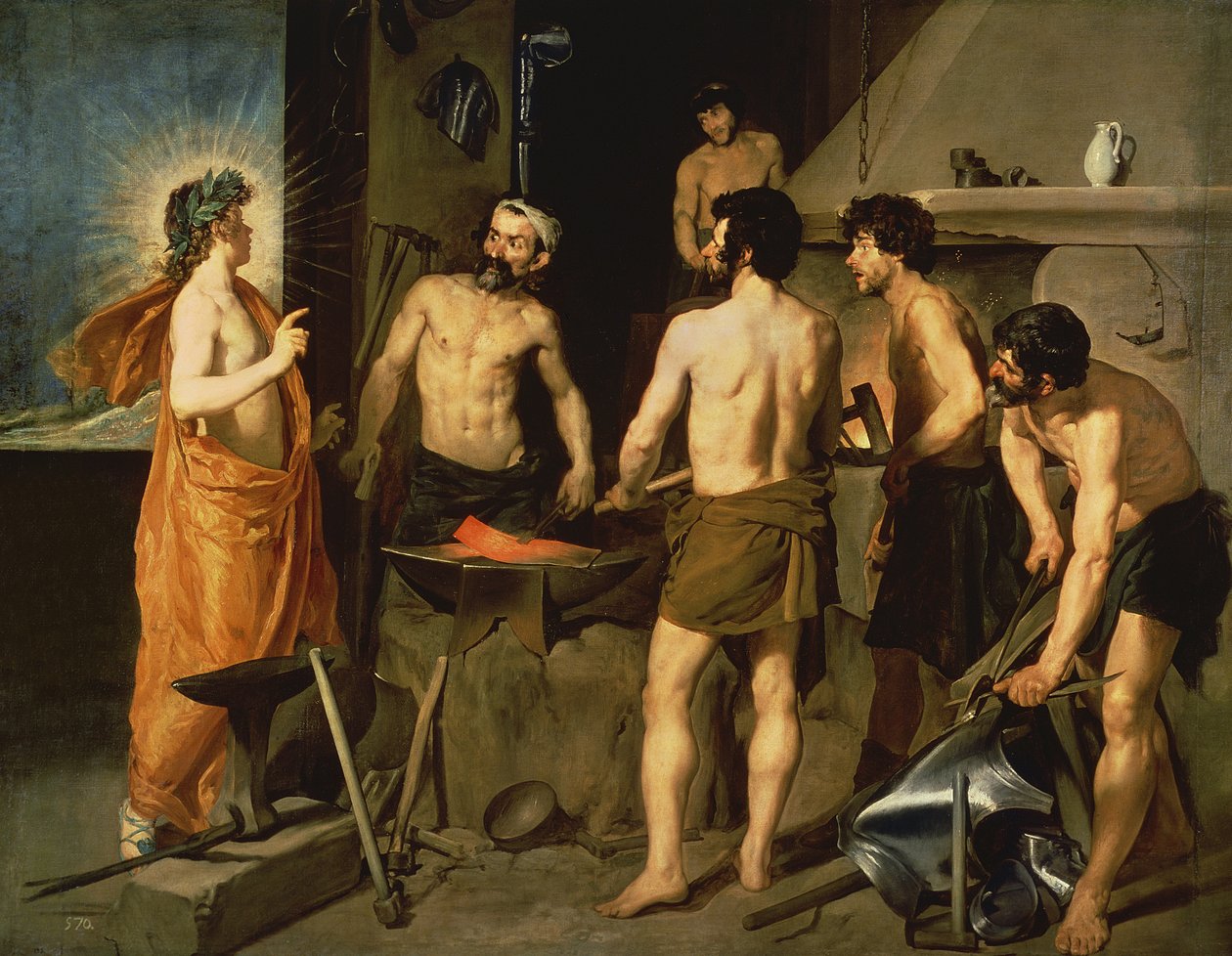 Vulkáni kovácsműhelye, 1630 alkotó: Diego Velázquez