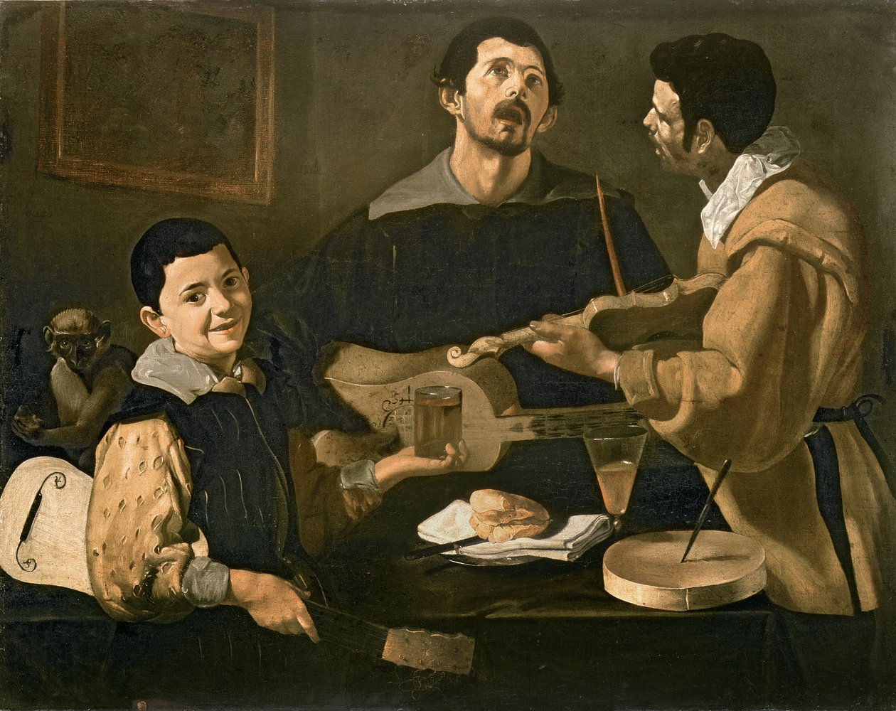 Három zenész, 1618 alkotó: Diego Velázquez
