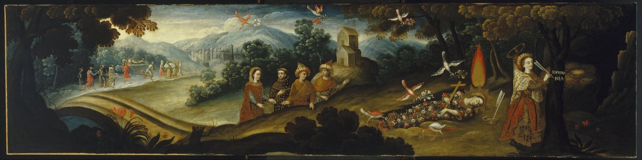 A Santa Sophronia legenda alkotó: Diego Quispe Tito