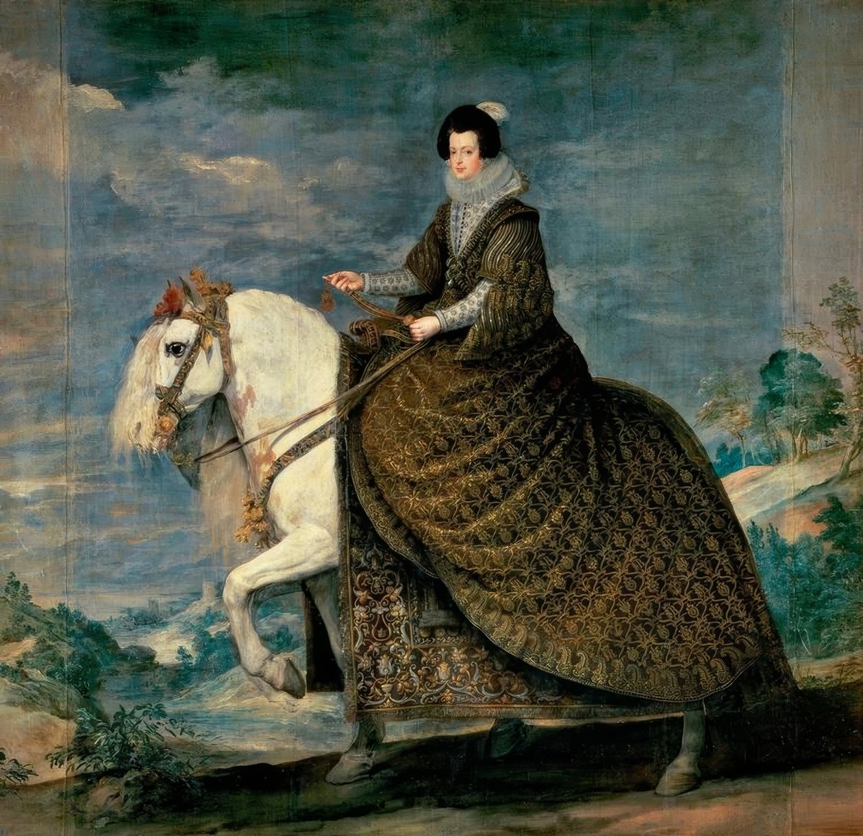 Bourbon Izabella alkotó: Diego Velázquez