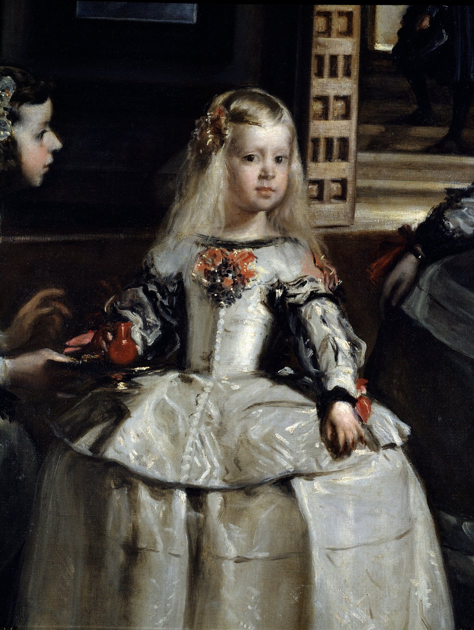 Las Meninas, Részlet: Margarita Teresa szolgákkal és udvari törpékkel körülvéve alkotó: Diego Rodriguez de Silva y Velazquez