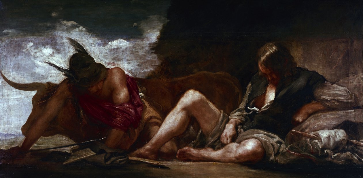 Merkúr és Argo, 1659 körül (olaj, vászon) alkotó: Diego Rodriguez de Silva y Velazquez