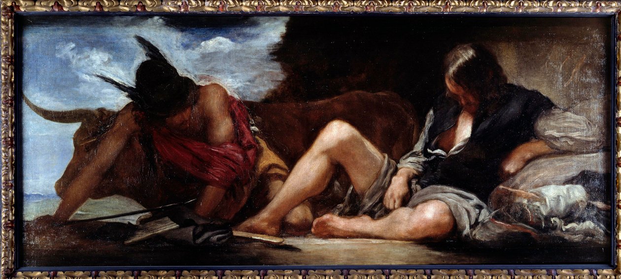 Diego Velasquez Merkúr és Argosz festménye (1599-1660) alkotó: Diego Velázquez