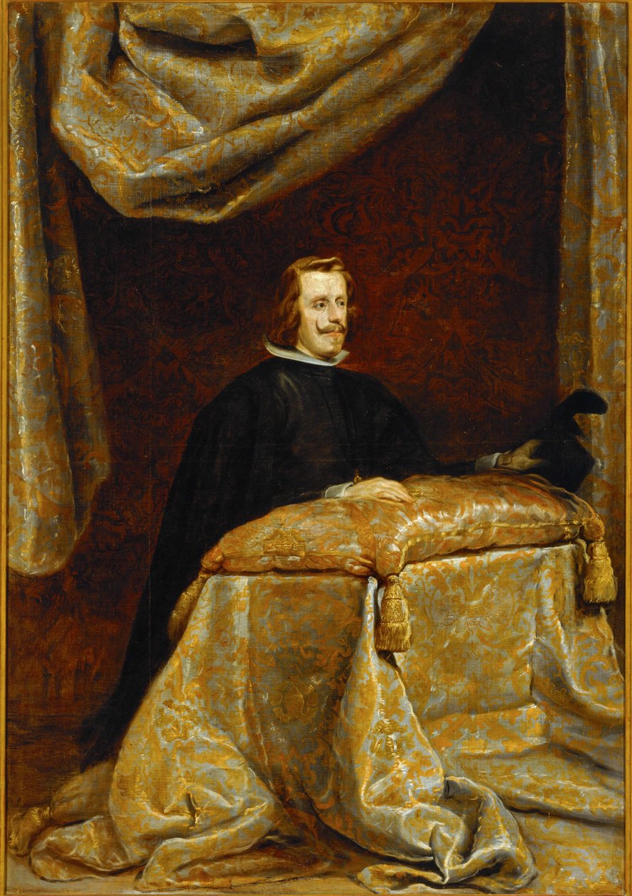 Philipp IV of Spain, praying ... (festmény, vászon) alkotó: Diego Rodriguez de Silva y Velazquez