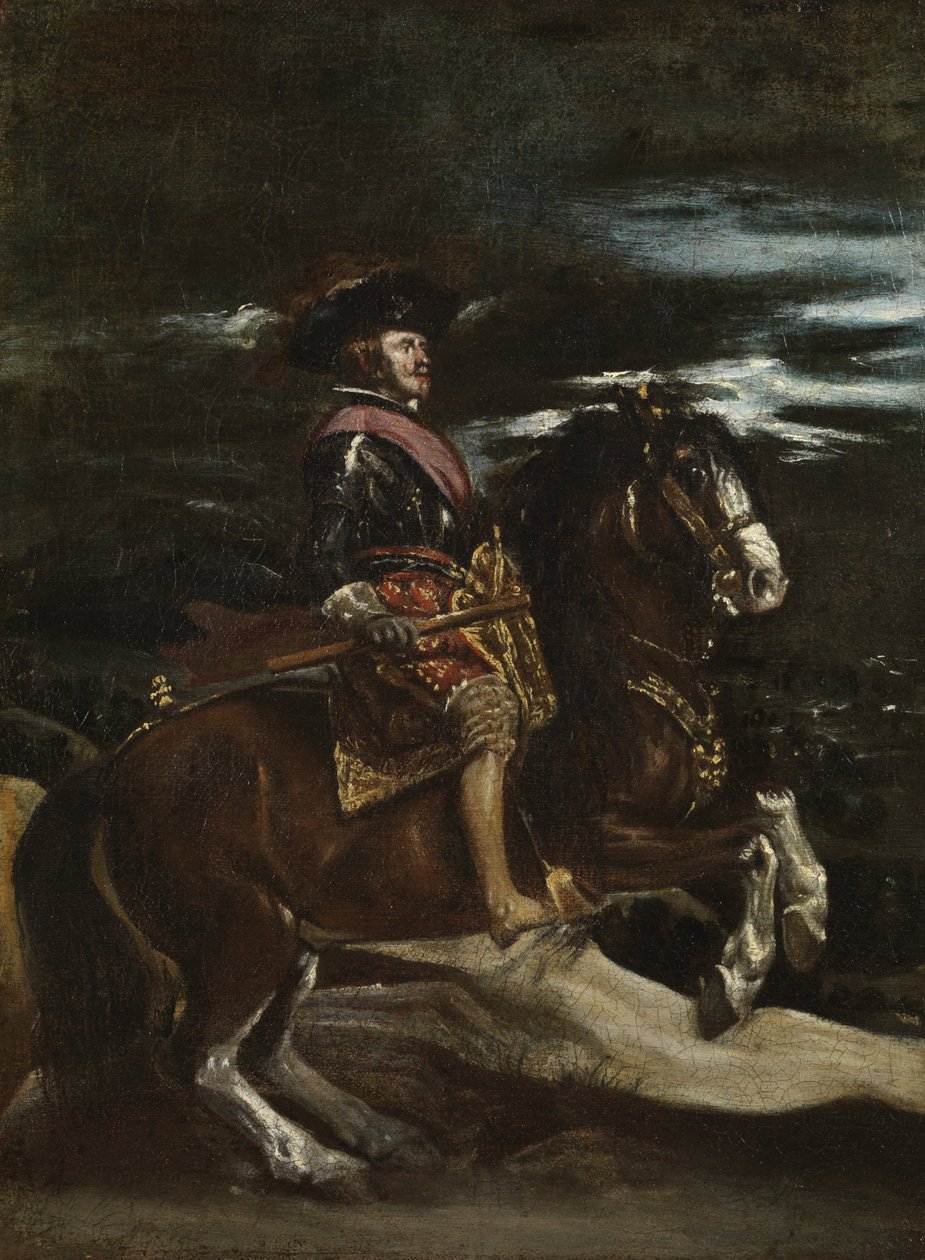 IV. Fülöp lóháton, 1640-60 körül alkotó: Diego Velázquez
