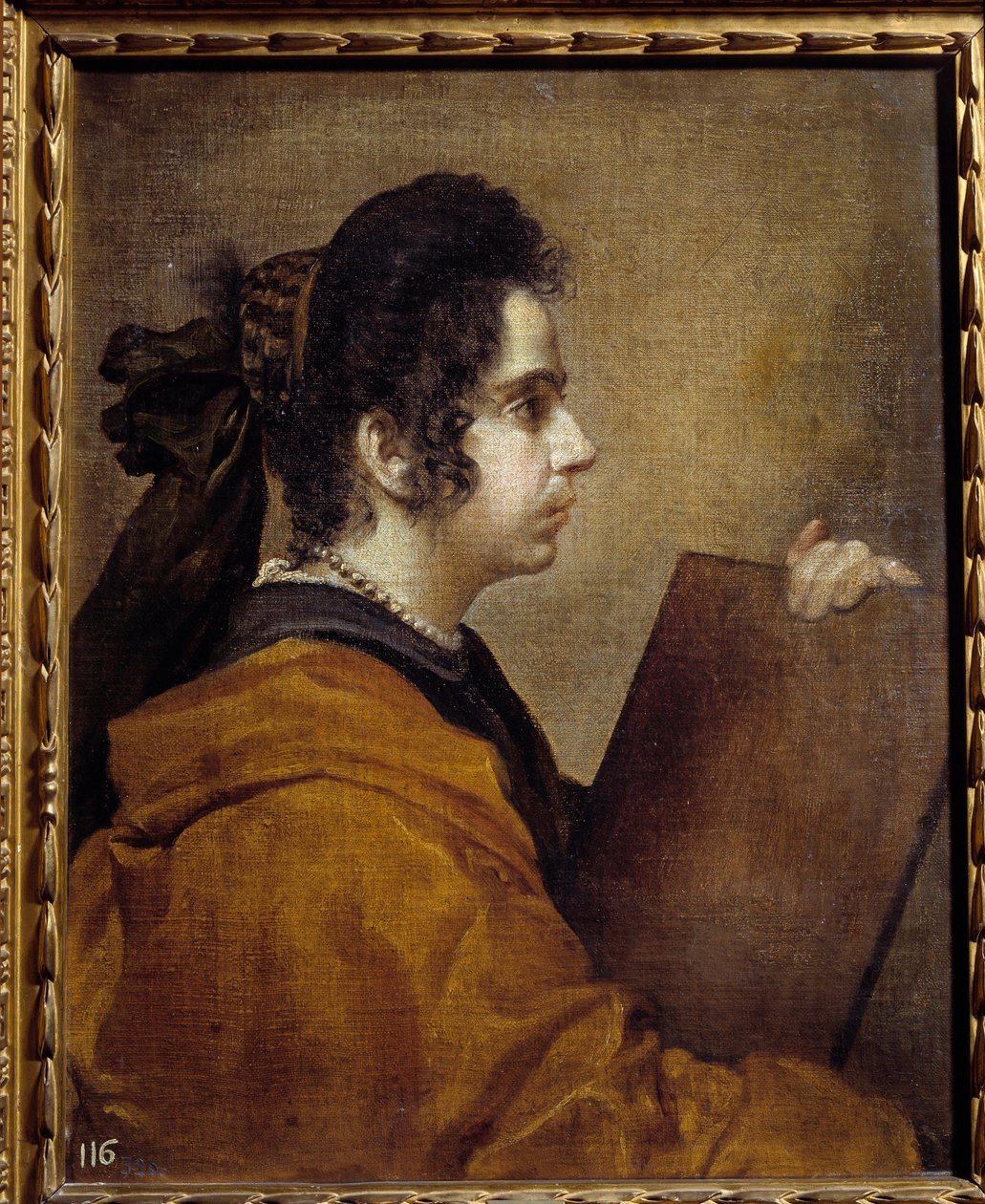 Juana Pacheco portréja Sibylában. Juana Pacheco, Francisco Pacheco (1564-1654) festő lánya és Diego Velasquez leendő felesége. Diego Rodriguez de Silva y Velasquez (1599-1660) festménye alkotó: Diego Velázquez