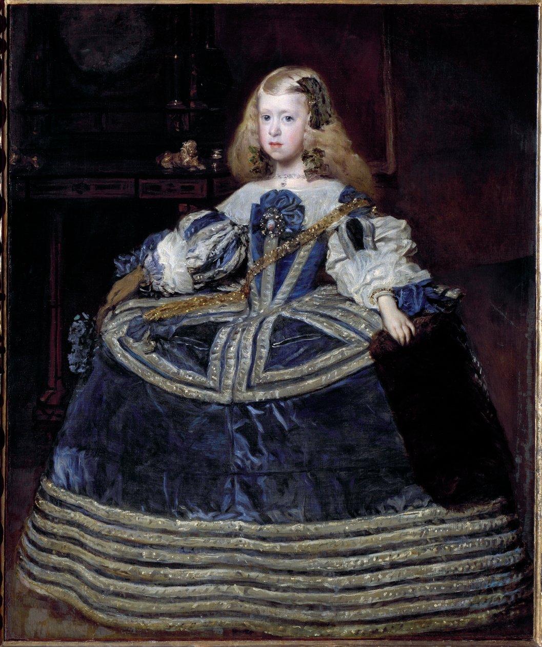 Margit Teréz, Spanyolország csecsemőjének és a Szent Római Birodalom császárnőjének portréja (olaj, vászon alkotó: Diego Velázquez