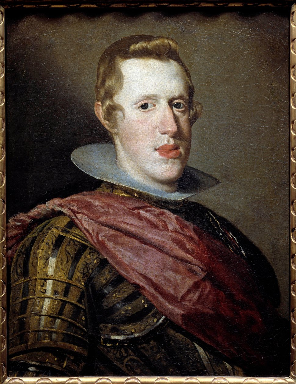 IV. Fülöp (1605-1665), spanyol király portréja. Diego Rodriguez de Silva y Velasquez (1599-1660) festménye alkotó: Diego Velázquez