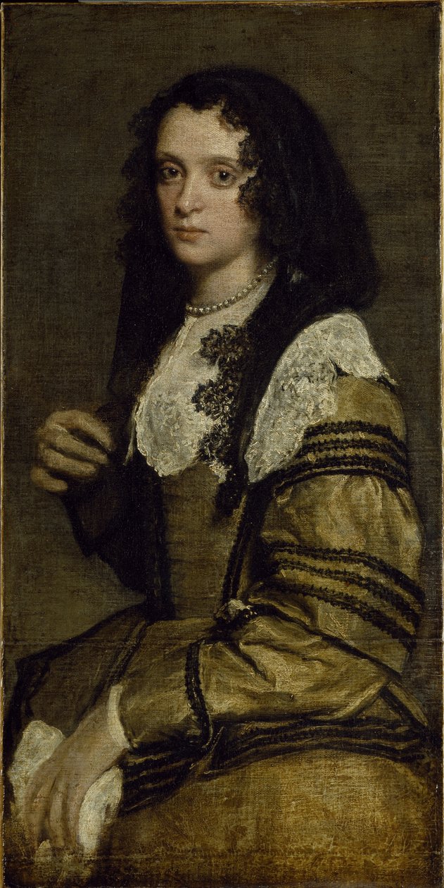Fiatal hölgy portréja (olaj, vászon) alkotó: Diego Velázquez