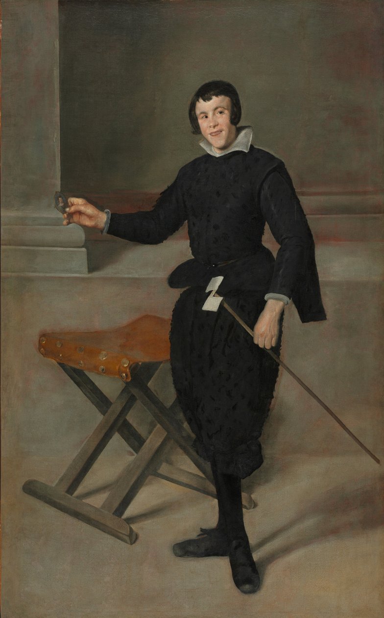 A Jester Calabazas portréja, 1631-1632 körül alkotó: Diego Velázquez