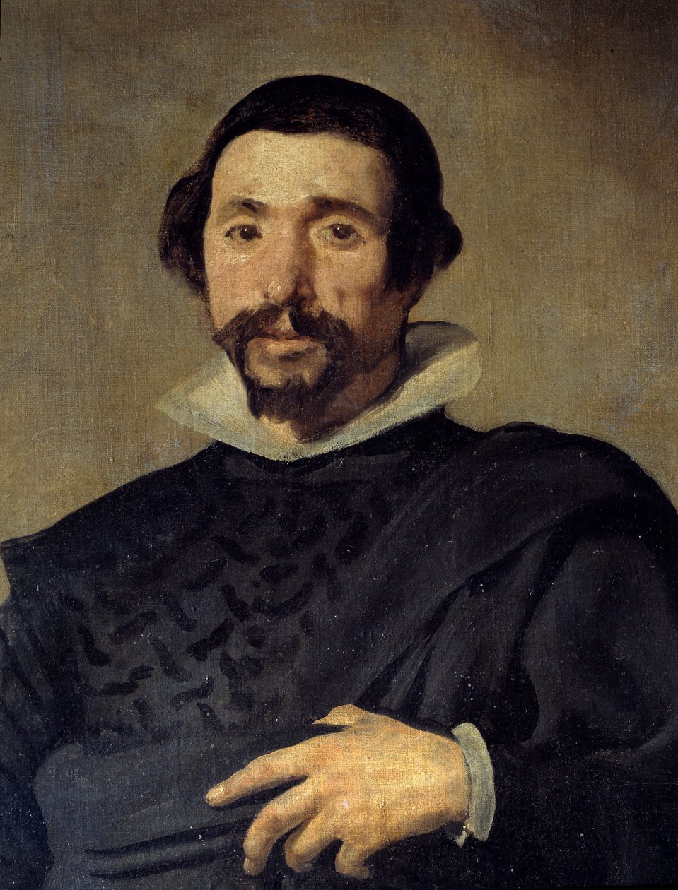 A Valladolidi Pablo Jester portréja. Részlet. Diego Rodriguez de Silva y Velasquez (1599-1660) festménye, 1636-1637 körül. Olajfestmény. Méretek: 2,09 X 1,23 m. Madrid, Musee Du Prado alkotó: Diego Velázquez
