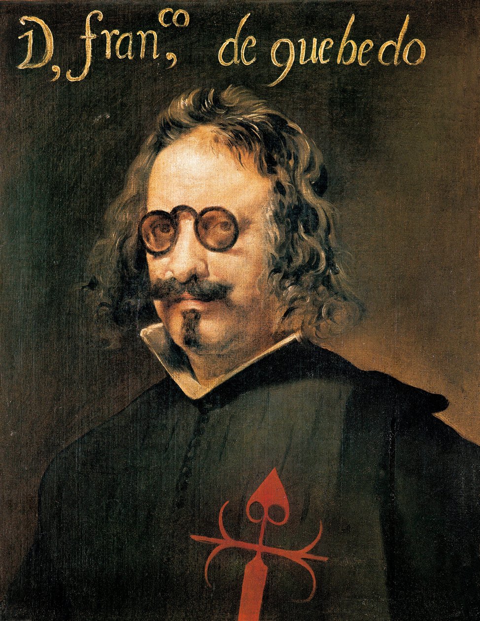 Francisco De Quevedo spanyol író portréja (festmény) alkotó: Diego Velázquez