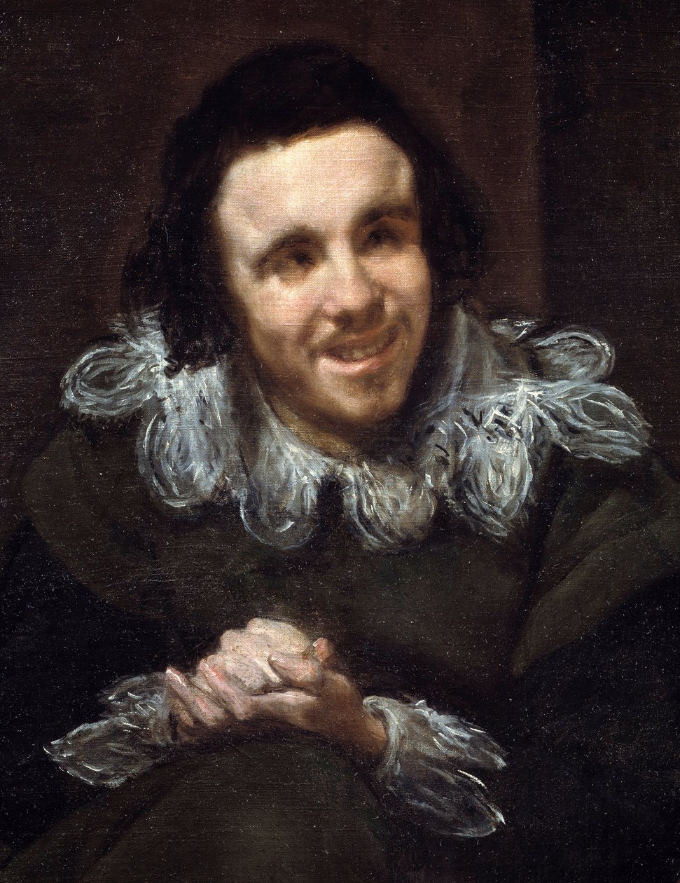 A Jester Don Juan Pumpkins portréja. Részlet. Diego Rodriguez de Silva és Velasquez (1599-1660) festménye alkotó: Diego Velázquez