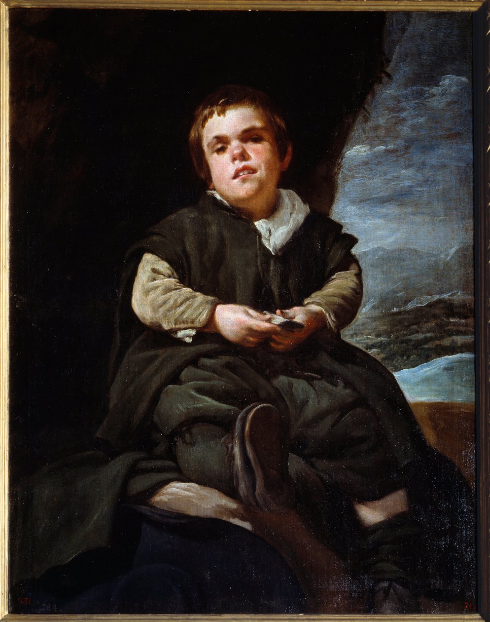 A bolond Francisco Lezcano portréja – mondta Vallecas gyermeke. Diego Velasquez festménye (Velazquez alkotó: Diego Velázquez