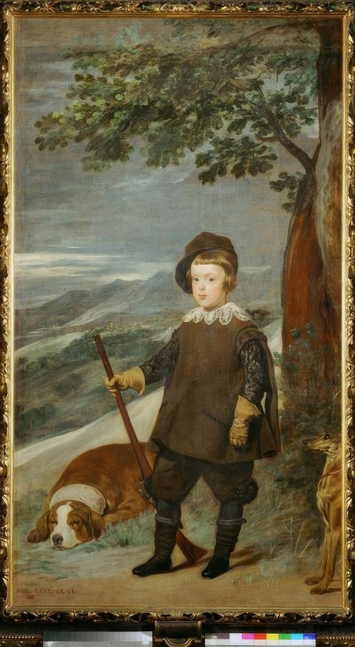 Baltasar Carlos herceg mint vadász alkotó: Diego Velázquez