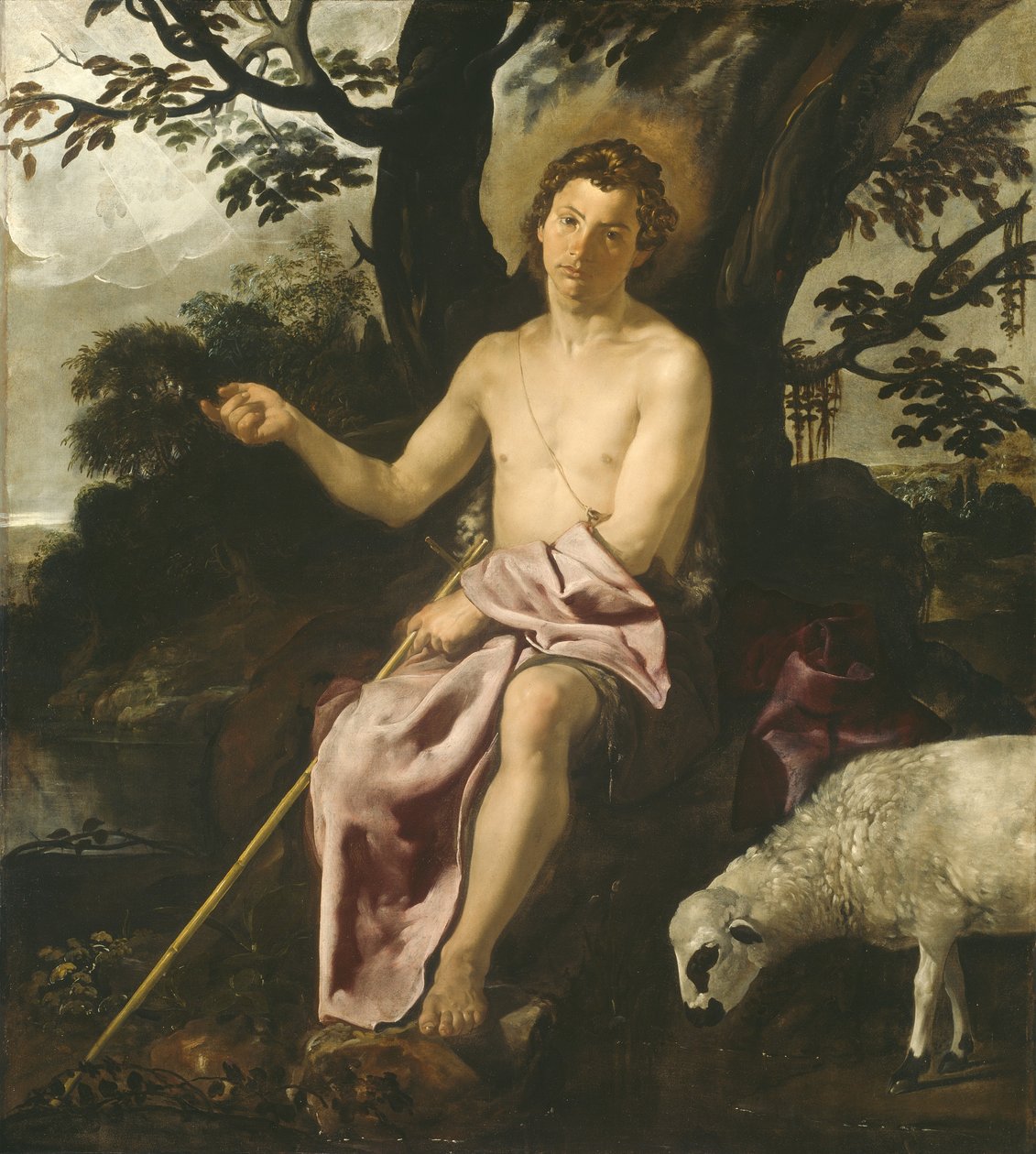 Keresztelő Szent János a vadonban, 1622 körül alkotó: Diego Velázquez
