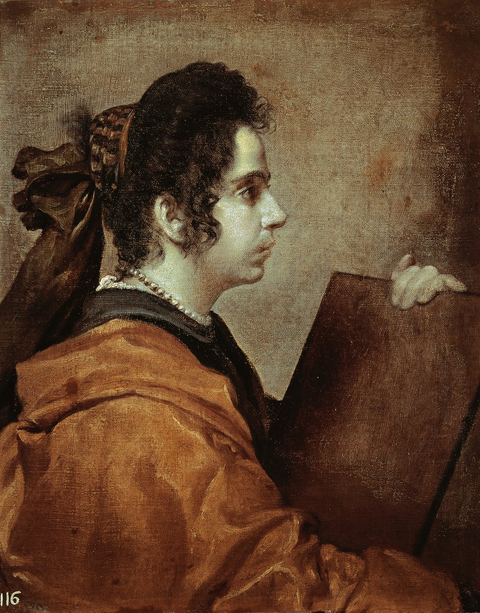 Sibilla (Juana Pacheco), c.1632 (oil on canvas) alkotó: Diego Rodriguez de Silva y Velazquez