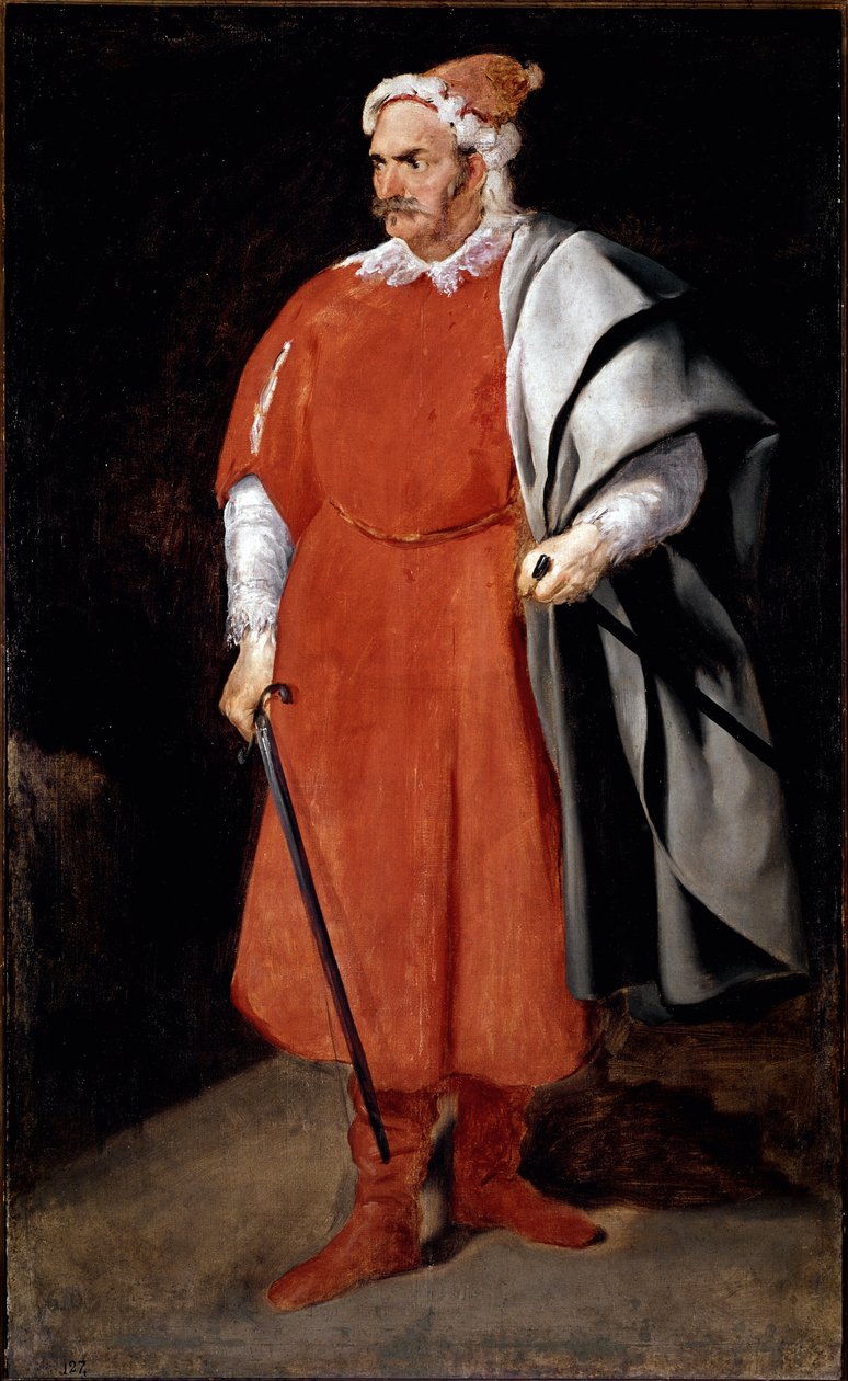 The Jester Barbarroja (olaj, vászon alkotó: Diego Velázquez