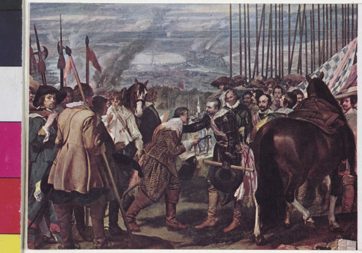 A bredai kapituláció 1625 Diego Velazquez alkotó: Diego Rodriguez de Silva y Velazquez