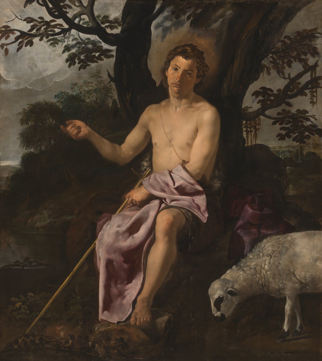 Keresztelő Szent János a pusztában alkotó: Diego Velázquez