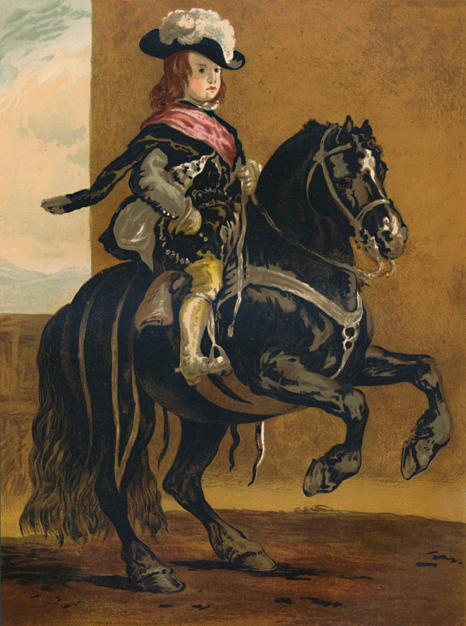 A La Haute Ecole tanítványa – Don Balthazar, Infante of Spain, c1640, c1879. alkotó: Diego Velázquez