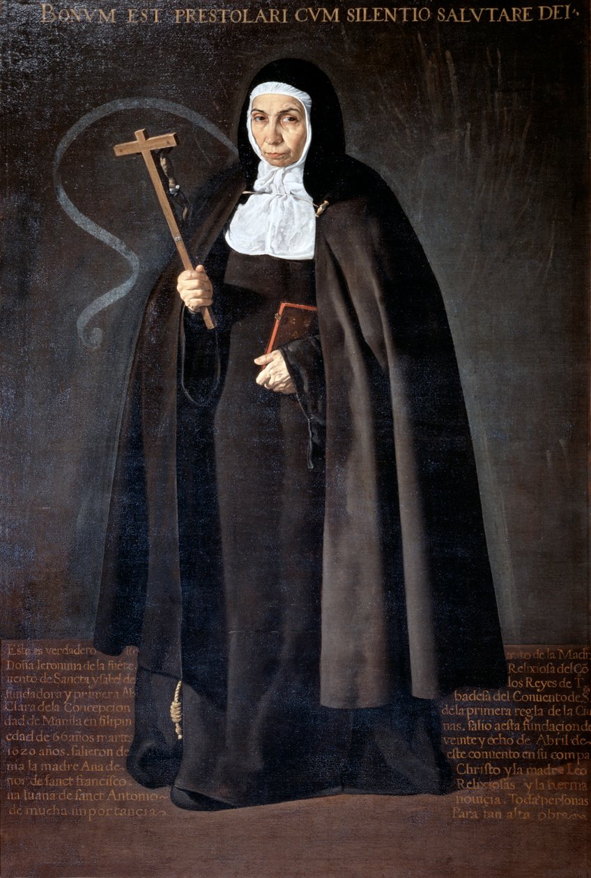 Jeronima de la Fuente apátnő, 1620. alkotó: Diego Velázquez