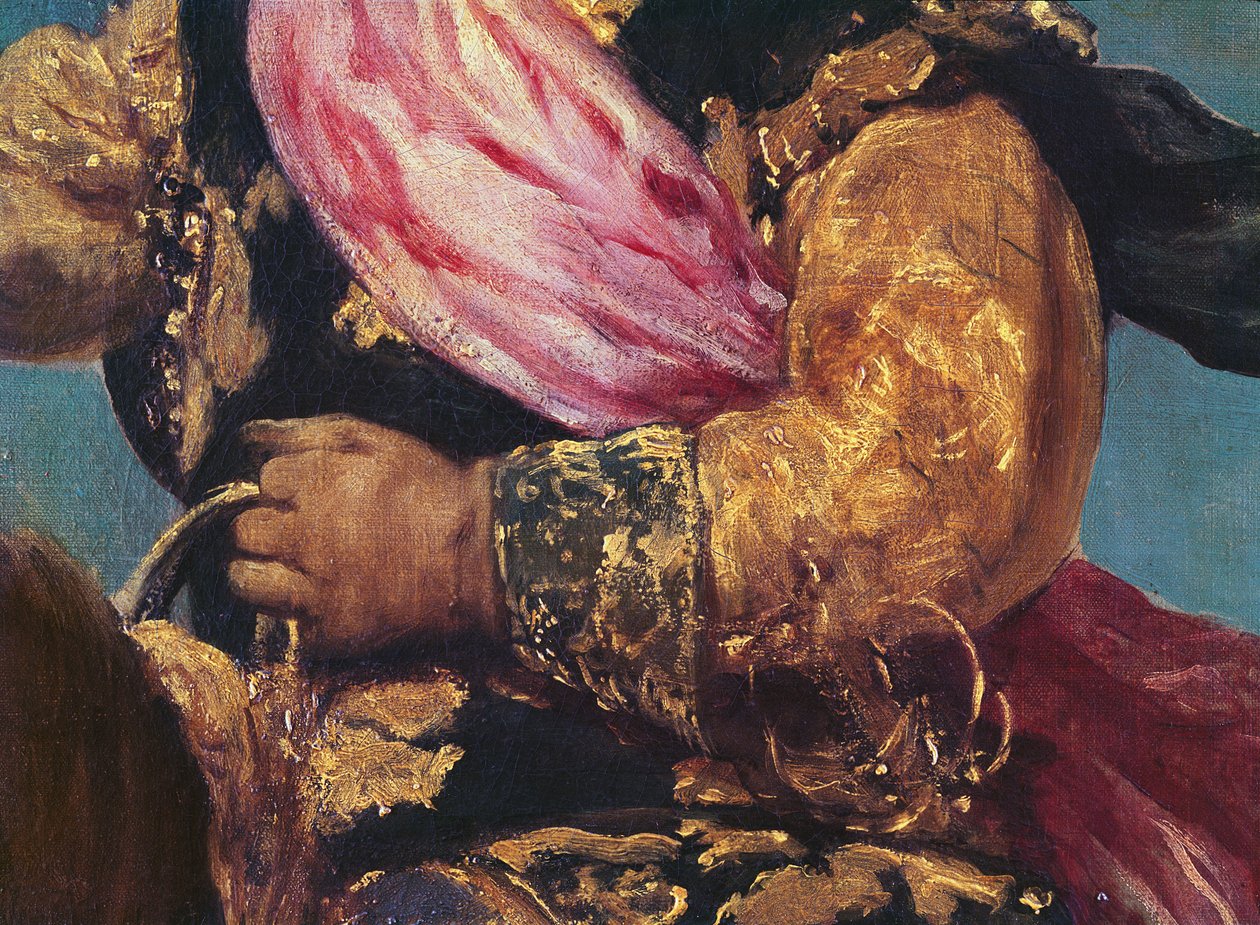 Részlet Balthasar Carlos hercegről lóháton, 1635-1636 körül (835 részlete) alkotó: Diego Velázquez