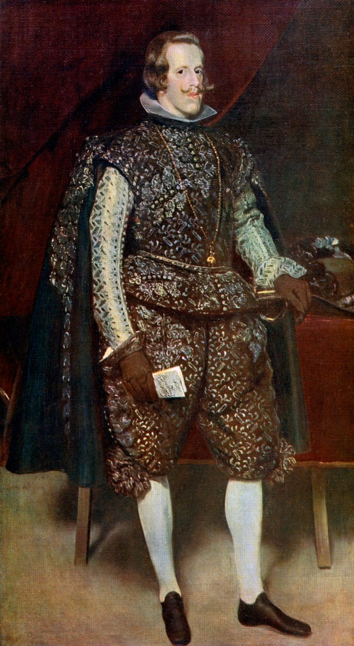 IV. Fülöp spanyol barna és ezüst színben, 1631-1632, 1912. alkotó: Diego Velázquez
