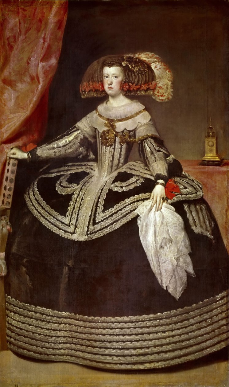 Ausztriai Mariana portréja 16341696 alkotó: Diego Velázquez