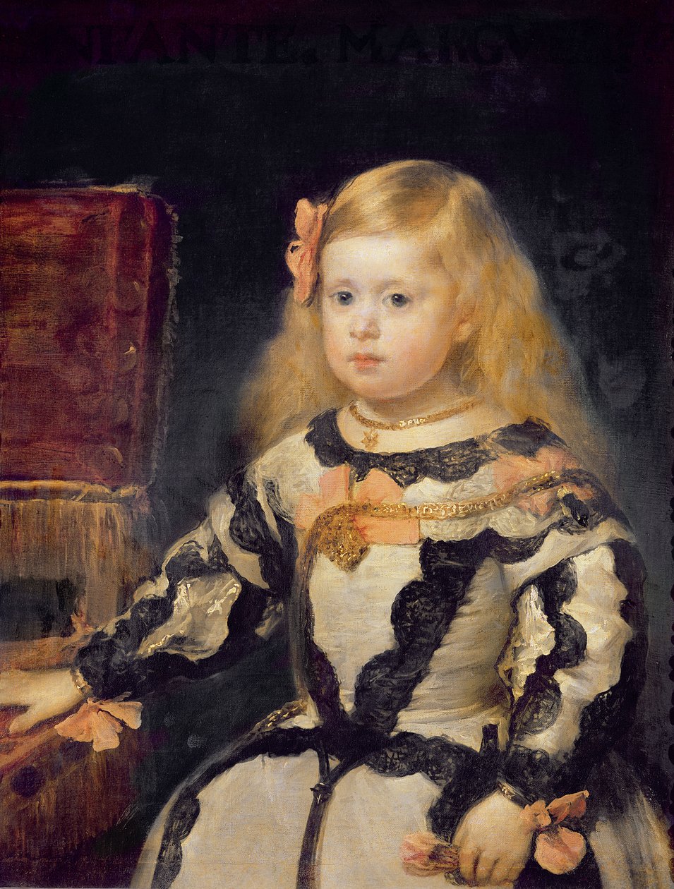 Az Infanta Maria Marguerita (1651-73) portréja 1654 alkotó: Diego Velázquez