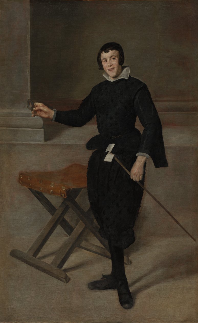 A Jester Calabazas portréja, c. 1631-32. alkotó: Diego Velázquez