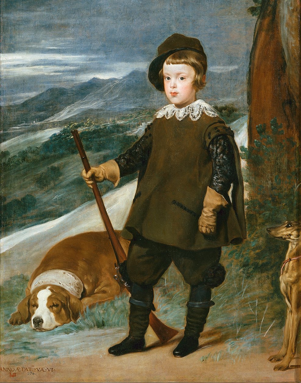 Balthasar Károly herceg mint vadász alkotó: Diego Velázquez