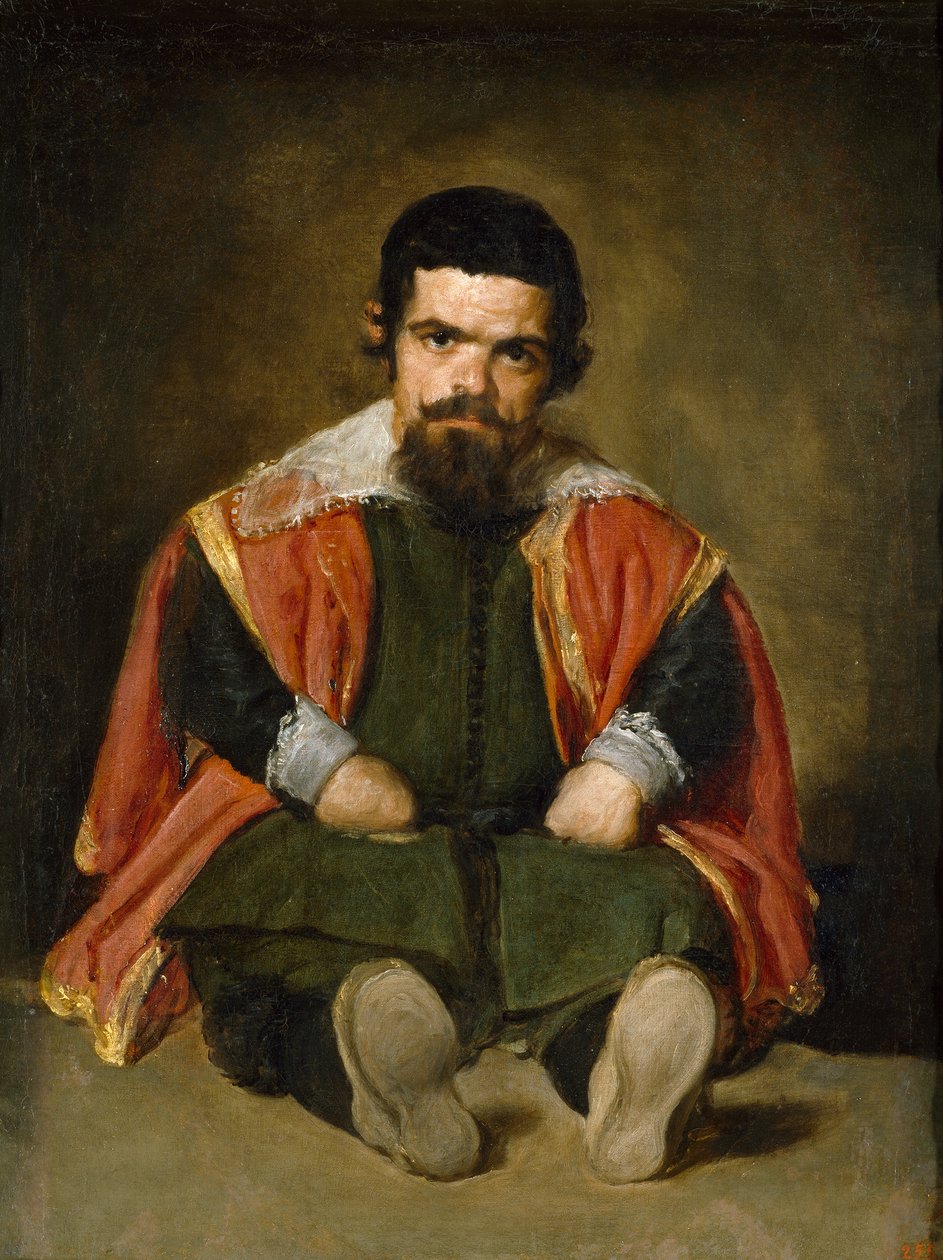 Spanyol: El bufón el Primo Sebastián de Morra portréja alkotó: Diego Velázquez