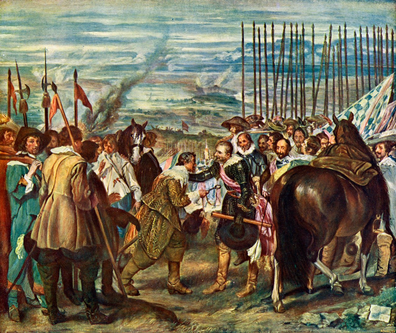 Breda, a lándzsák átadása, 1634-1635. alkotó: Diego Velázquez