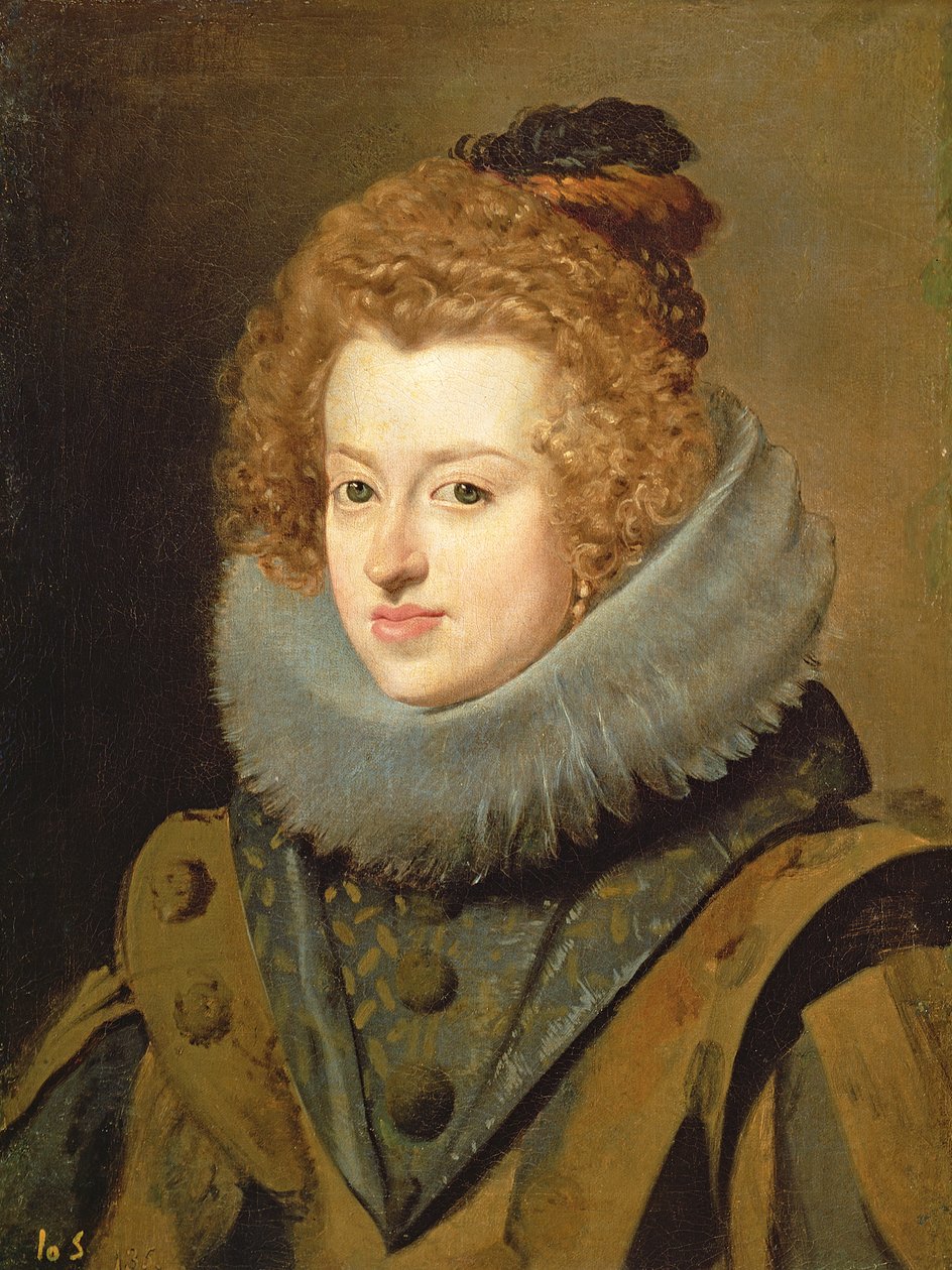 Ausztriai Infanta Maria (1606-46) Magyarország királynője, 1630 alkotó: Diego Velázquez