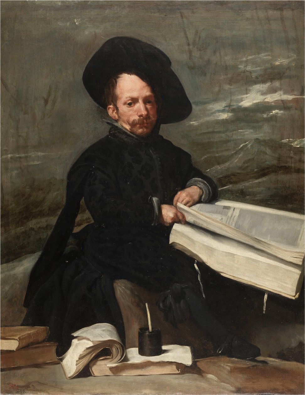 A Jester könyvekkel, c. 1640. alkotó: Diego Velázquez