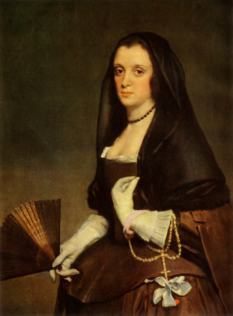 A hölgy legyezővel, c1640, 1946. alkotó: Diego Velázquez