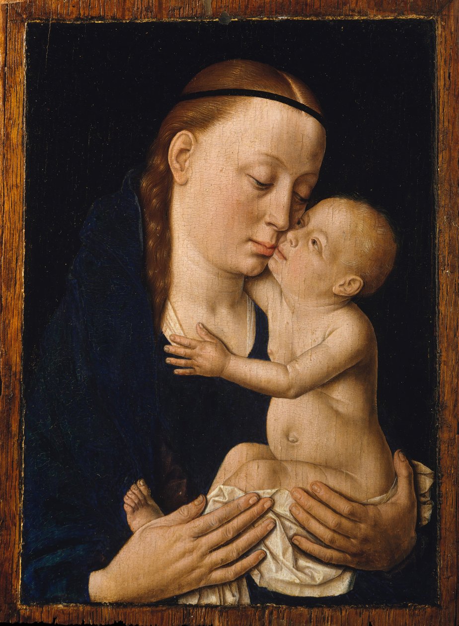 Szűz és gyermek, kb. 1455-60. alkotó: Dieric Bouts
