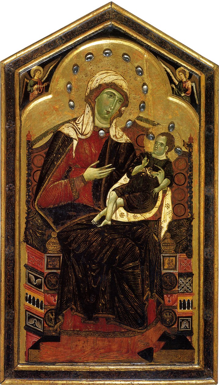 Madonna és gyermeke, 1262 körül alkotó: Dietisalvi di Speme