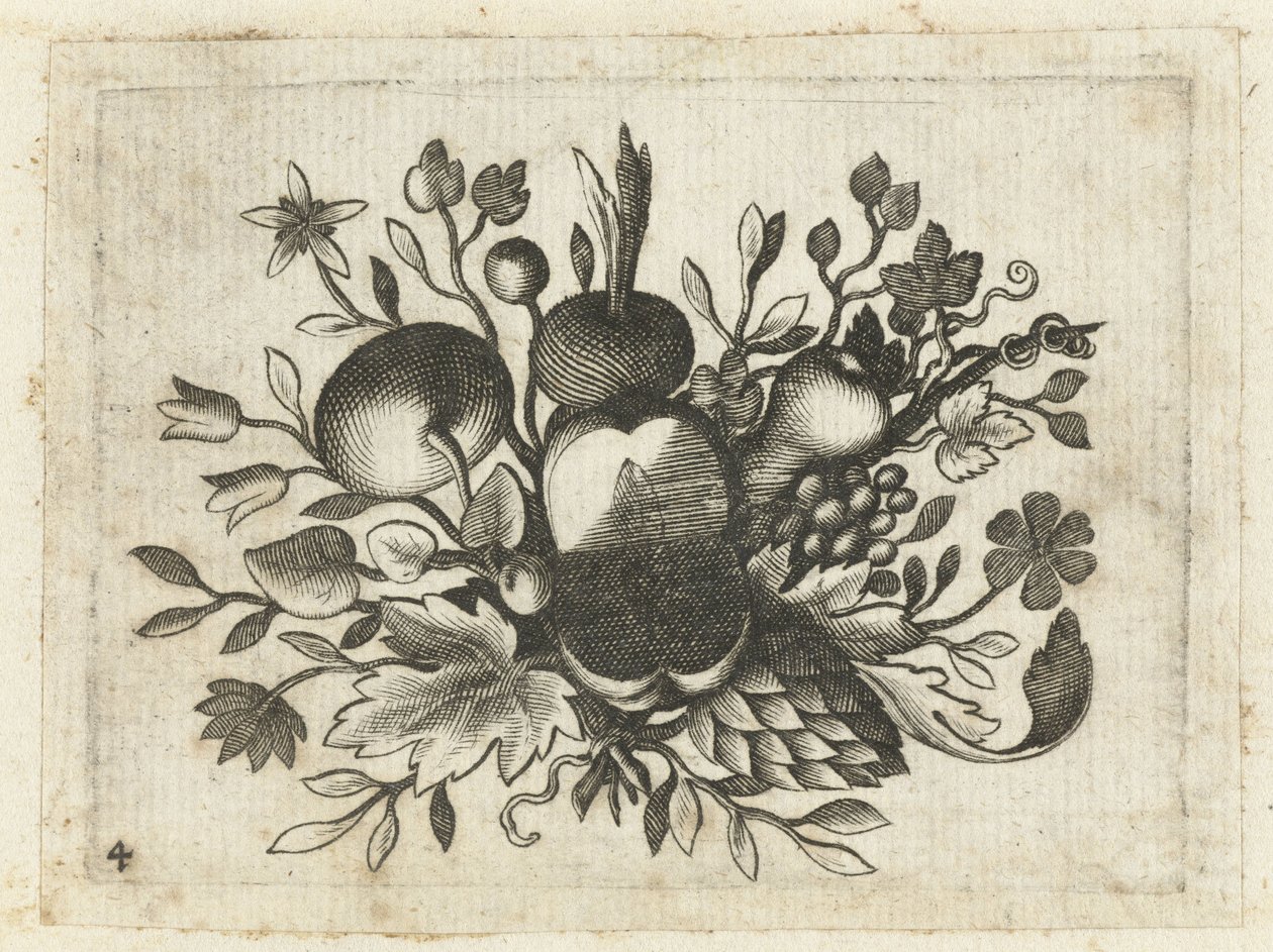 Festoen van Vrutten Utazáshoz hasznos kis gyümölcsös könyv (sorozat címe) alkotó: Dietrich Krüger (attributed to)