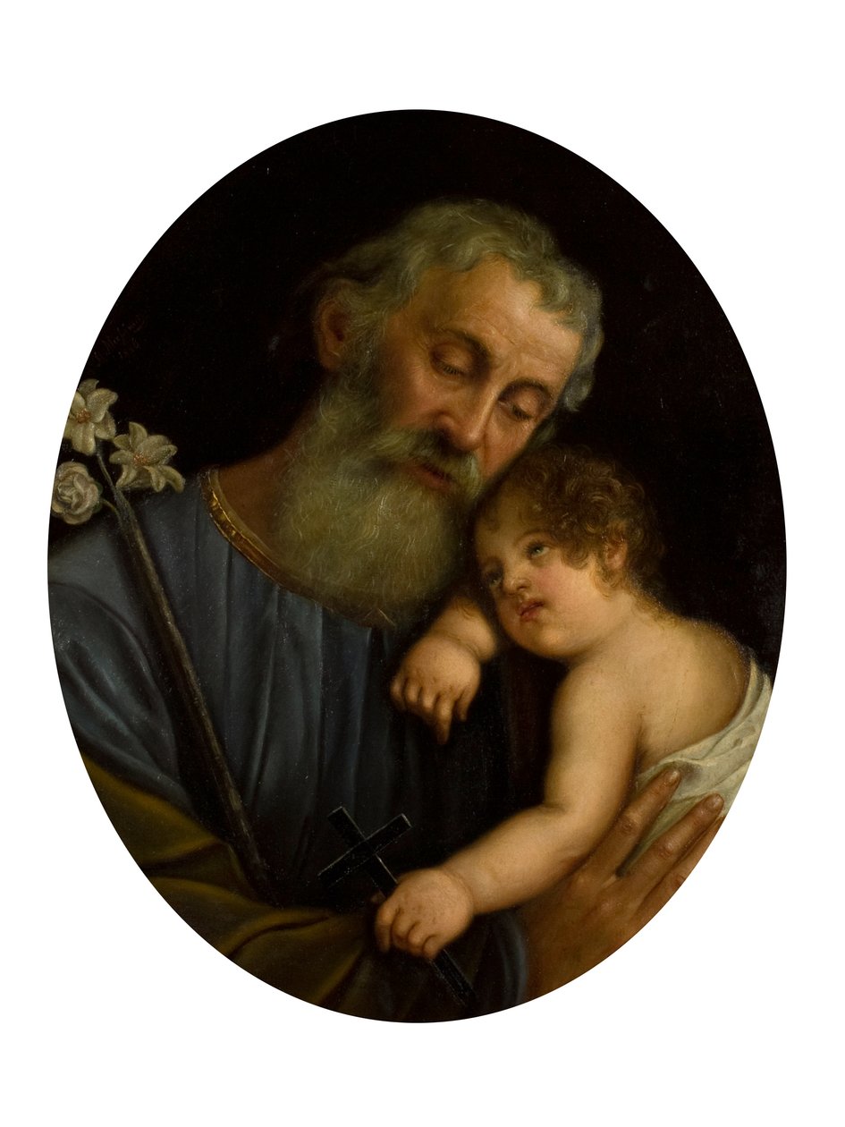 József és gyermeke alkotó: Diodato Massimo
